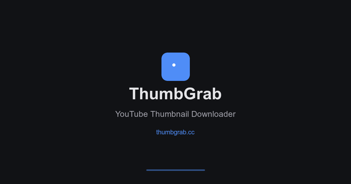 YouTube Thumbnail API - Extract Thumbnails Programmatically | ThumbGrab